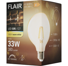 Bec vintage LED Flair E27 4W, glob G95, durată viață 15.000 h-thumb-5