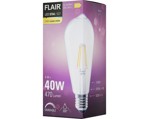 Ambalaj bec LED Flair ST64 E27