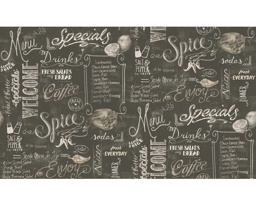 Tapet cu motive de scris cu cretă pentru meniu, băuturi și mâncăruri