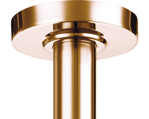 Imagine detaliată a unei bare de duș cu fixare pe tavan.