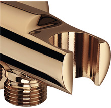 Cot racord cu suport duș Round 1/2" rose gold-thumb-1 Cot racord cu suport duș Round 1/2" rose gold-thumb-1