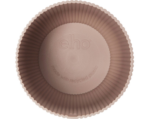 Ghiveci de flori din plastic reciclat cu logo Elho