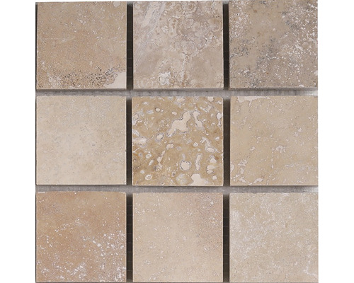 Placă de mozaic din travertin