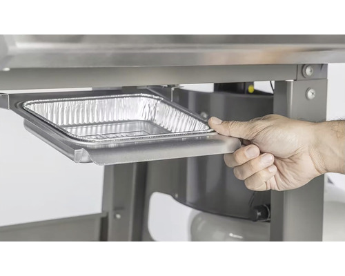 Tăviță de colectare a grătarului în detaliu