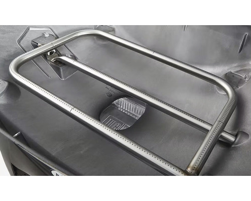 Arzător metalic pentru grătar cu găuri pentru grătar pe gaz