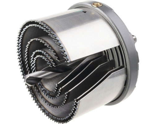 Freza circulară din metal cu burghiu de centrare