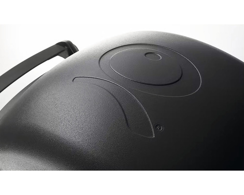 Capac grătar cu cărbune cu mâner și decor