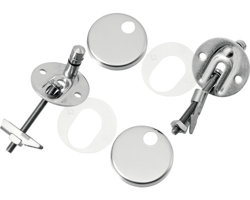 Set de fixare pentru scaune de toaletă din metal