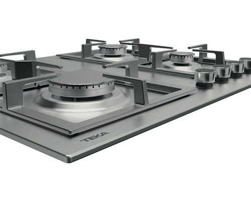 Plită pe gaz Teka cu mai multe arzătoare și butoane de control