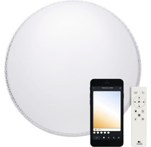 Plafonieră LED cu telecomandă și control prin aplicația de smartphone