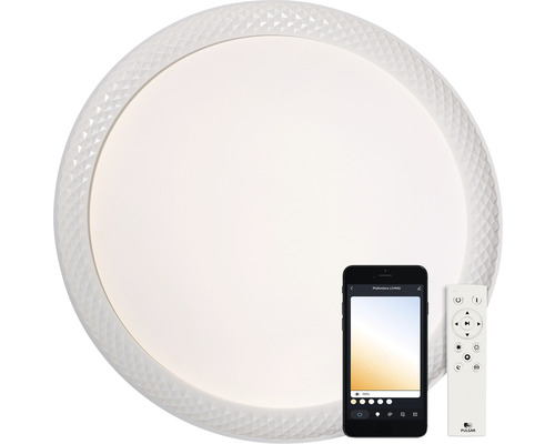 Plafonieră LED rotundă cu telecomandă și smartphone