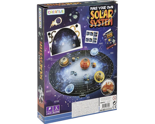 Pachetul setului de construcție Creează-ți propriul sistem solar