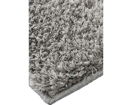 Covor gri Shaggy cu fibre lungi