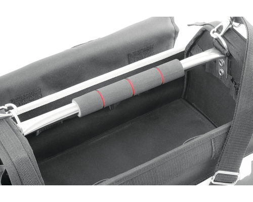 Geantă pentru scule cu mâner și curea de umăr