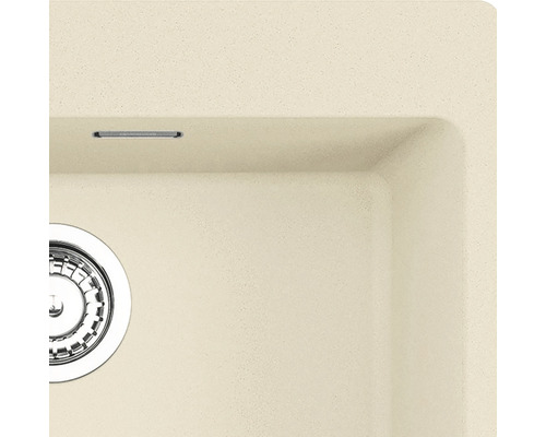 Chiuvetă din compozit de cuarț cu ventil coș