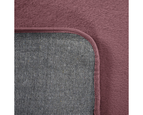 Vizualizare detaliată a unui covor cu spate textil