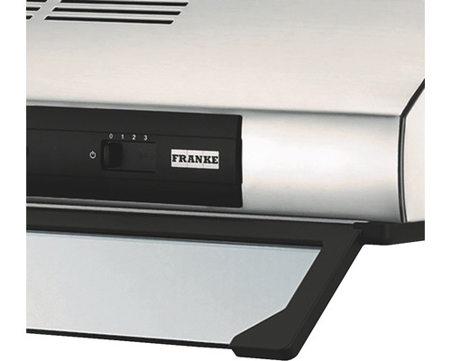 Hotă din oțel inoxidabil cu logo Franke