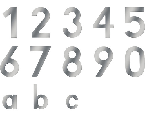 Numere de casă și litere din oțel inoxidabil