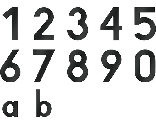 Numere de casă și litere din metal