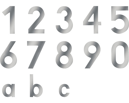 Numere de casă și litere din metal