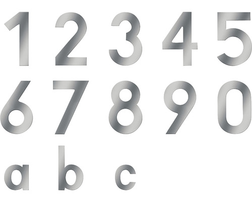 Numere de casă și litere din metal