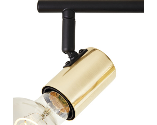 Imagine detaliată a unei lămpi de tavan cu spot și sursă de lumină