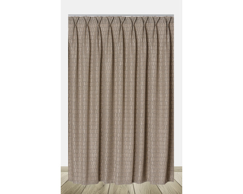 Șal decorativ cu suspensie cu bandă de pliere și model geometric