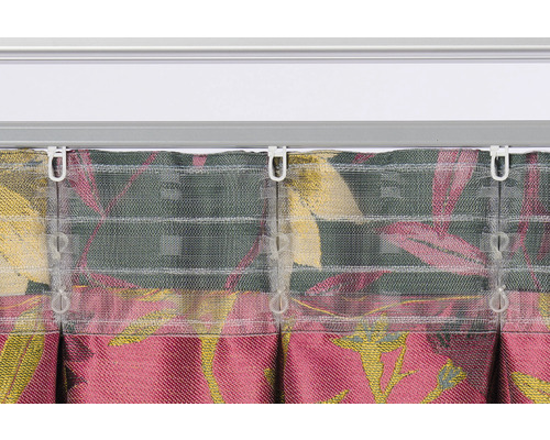 Șină de perdea cu suspensie din material textil