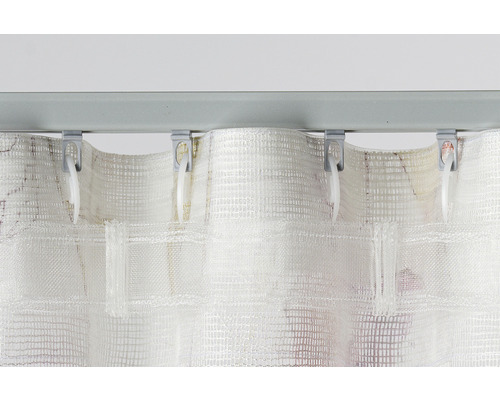 Șină de perdea cu perdea și glisoare