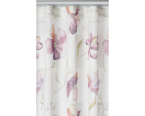 Cortină cu model floral