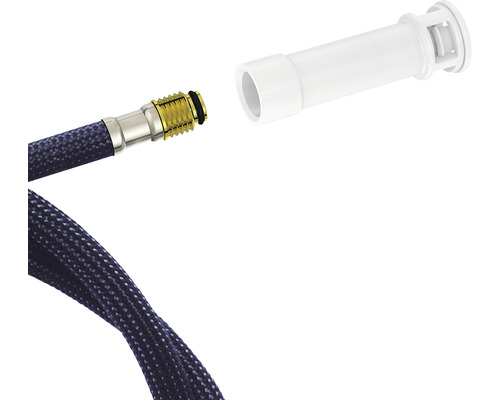 Furtun de conectare flexibil cu filet și racord de dispozitiv