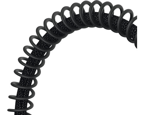 Furtun de duș spiralat din metal și plastic