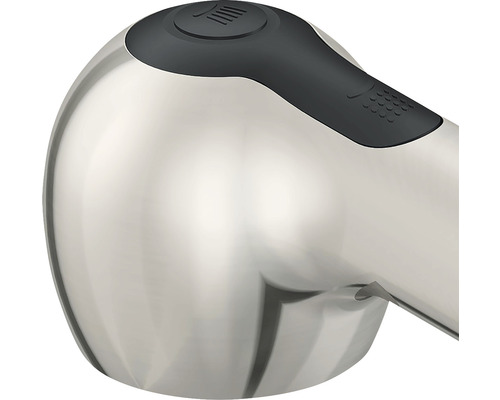 Duș de mână din metal cu comutare tip jet