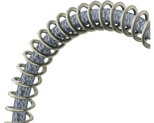 Furtun de duș cu arc spiralat