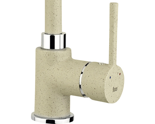 Baterie de bucătărie cu aspect de nisip