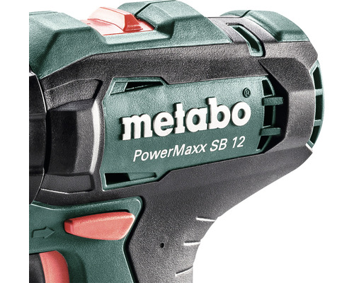 Imagine detaliată cu șurubelnița cu impact cu acumulator Metabo PowerMaxx SB 12