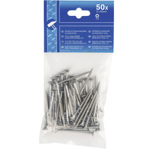 Şuruburi pentru PAL oțel inoxidabil A2, 50 bucăți, 5 x 60 mm