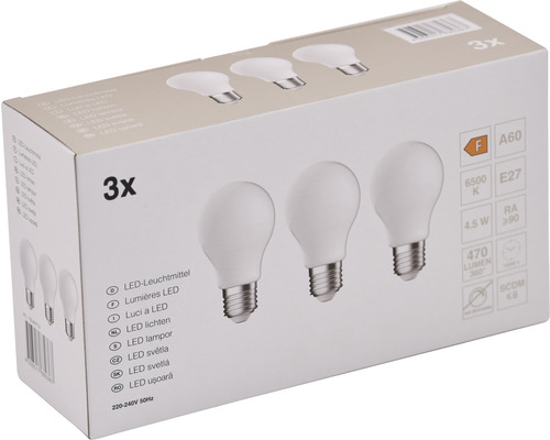 Pachet cu trei becuri LED
