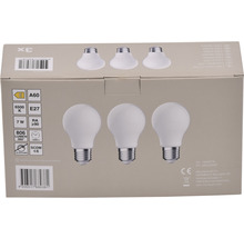 Pachet cu trei becuri LED cu soclu E27