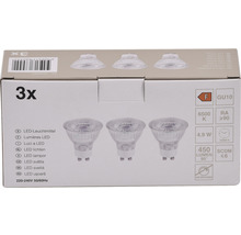Pachet cu trei becuri LED cu soclu GU10