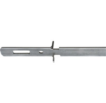 Conector metalic cu decupaje și cârlige