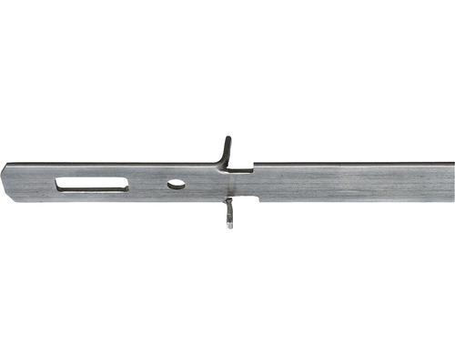 Conector metalic cu decupaje și cârlige