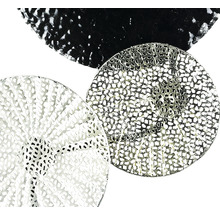 Obiecte decorative de perete cu model perforat circular