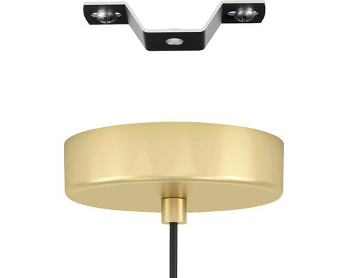 Fixare de tavan și abajur pentru o lampă suspendată