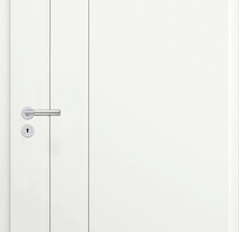 Foaie de ușă Classen Linea 2.5 alb MDF 203,5x64,4 cm dreapta-thumb-1