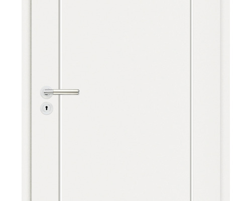 Ușă interioară albă cu mâner