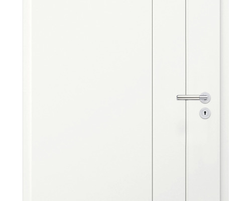 Ușă de interior albă cu clanță
