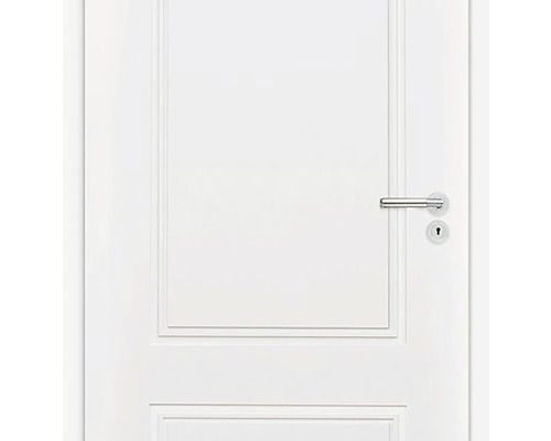 Ușă interioară albă cu mâner