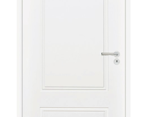 Ușă de interior albă cu set de mânere