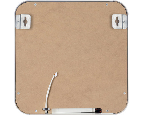 Spatele unei oglinzi cu sistem de agățare